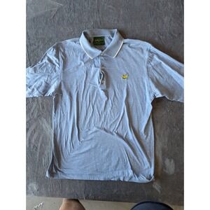 Bobby Jones Masters Tournament Polo Shirt Mens Medium Blue Heather Short Sleeve